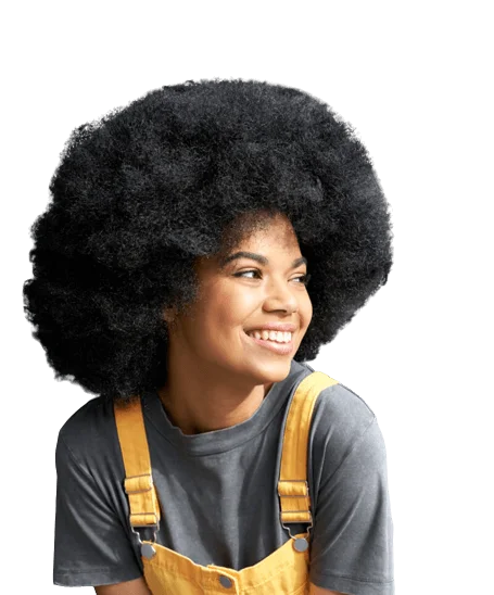a person wearing a black hat