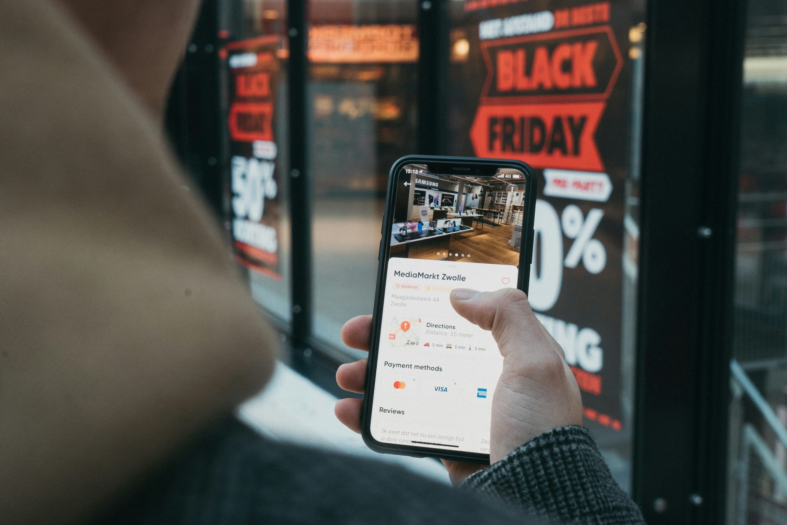 a person holding a phone